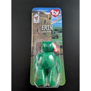 Ty Beanie Babies International Bears Erin The Bear Irish Mcdonalds RMHC New